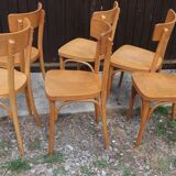 Set of 6 Thonet bistro chairs