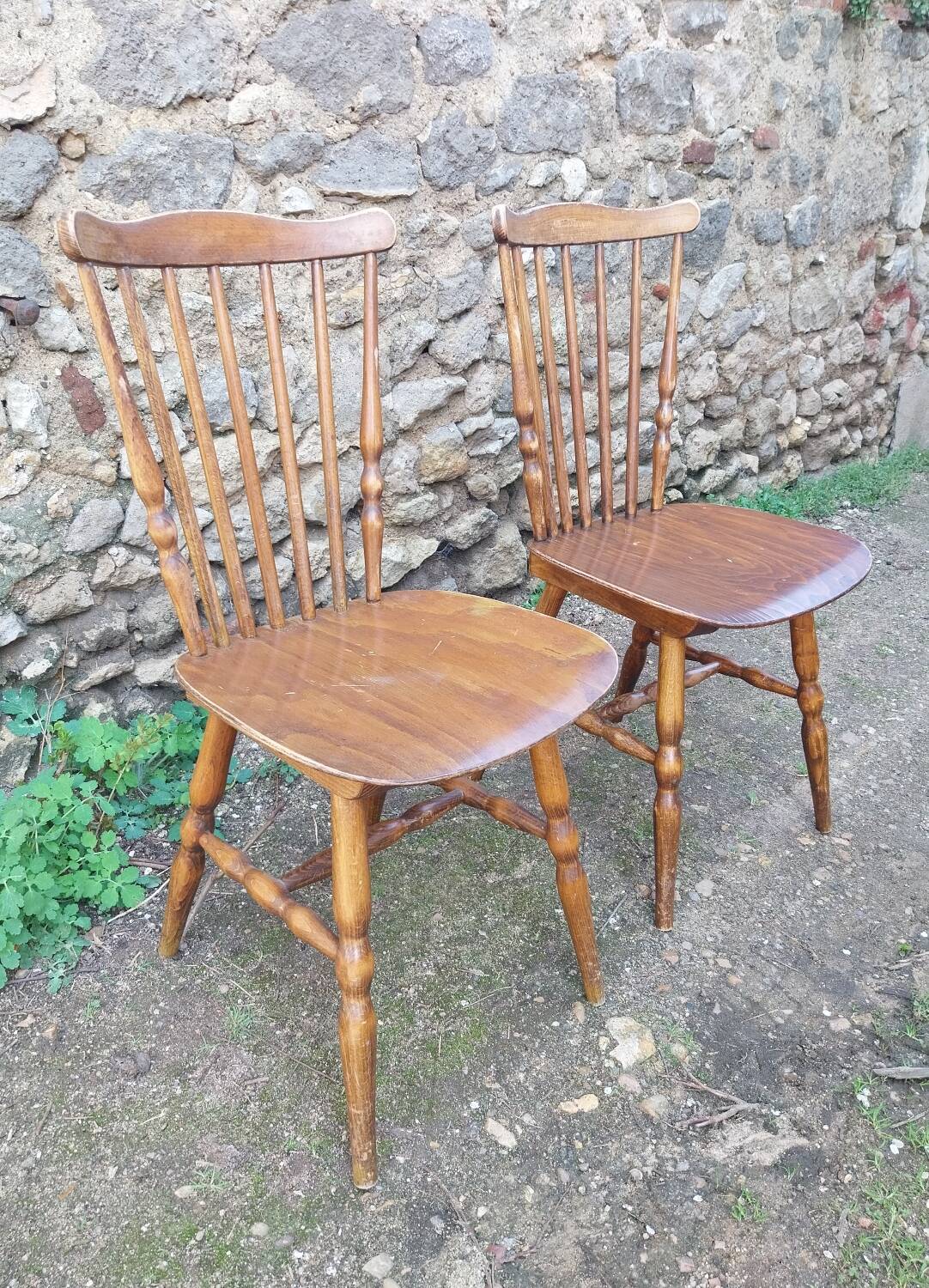 Paire de chaises bistrot Baumann