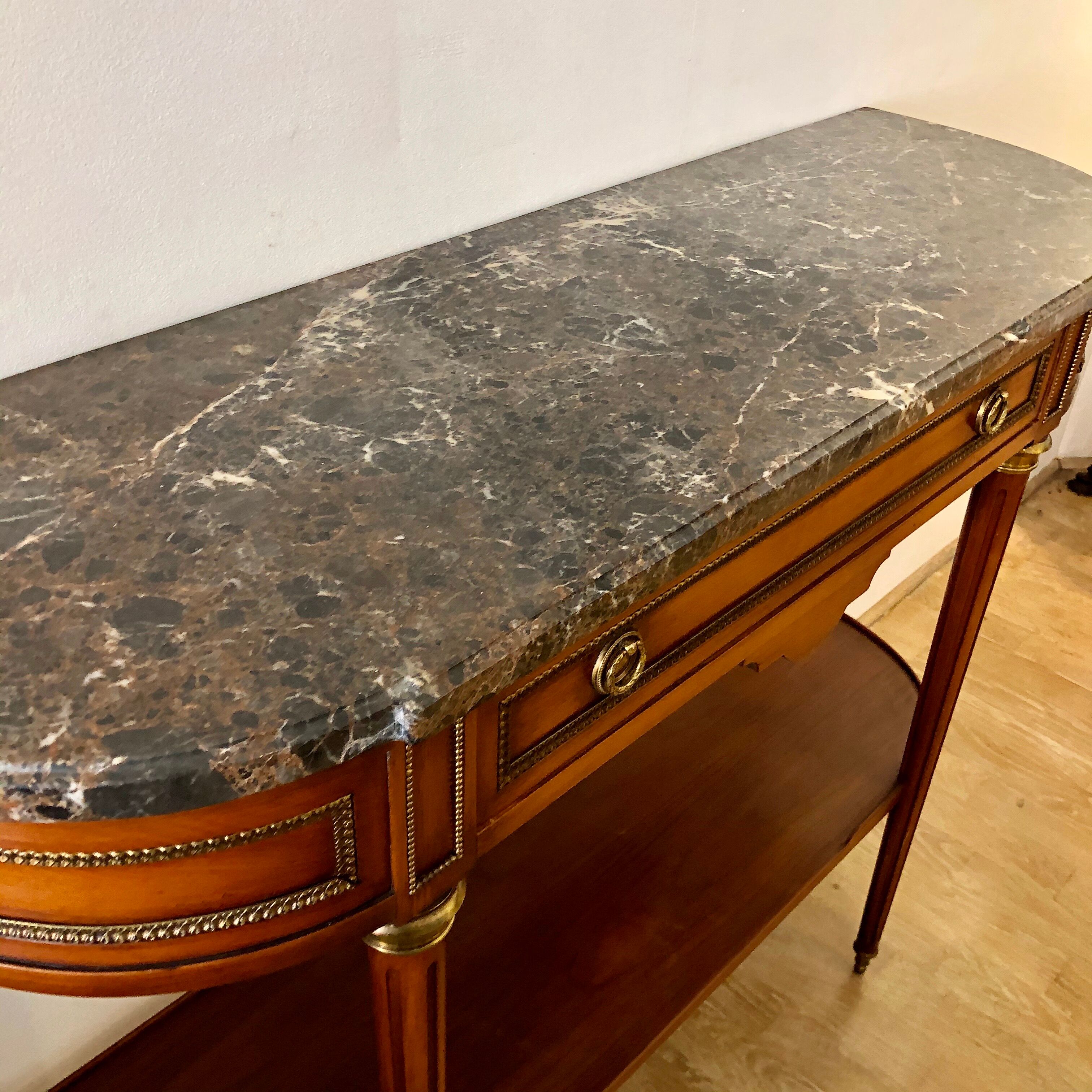 Louis XVI-style console stamped Atti