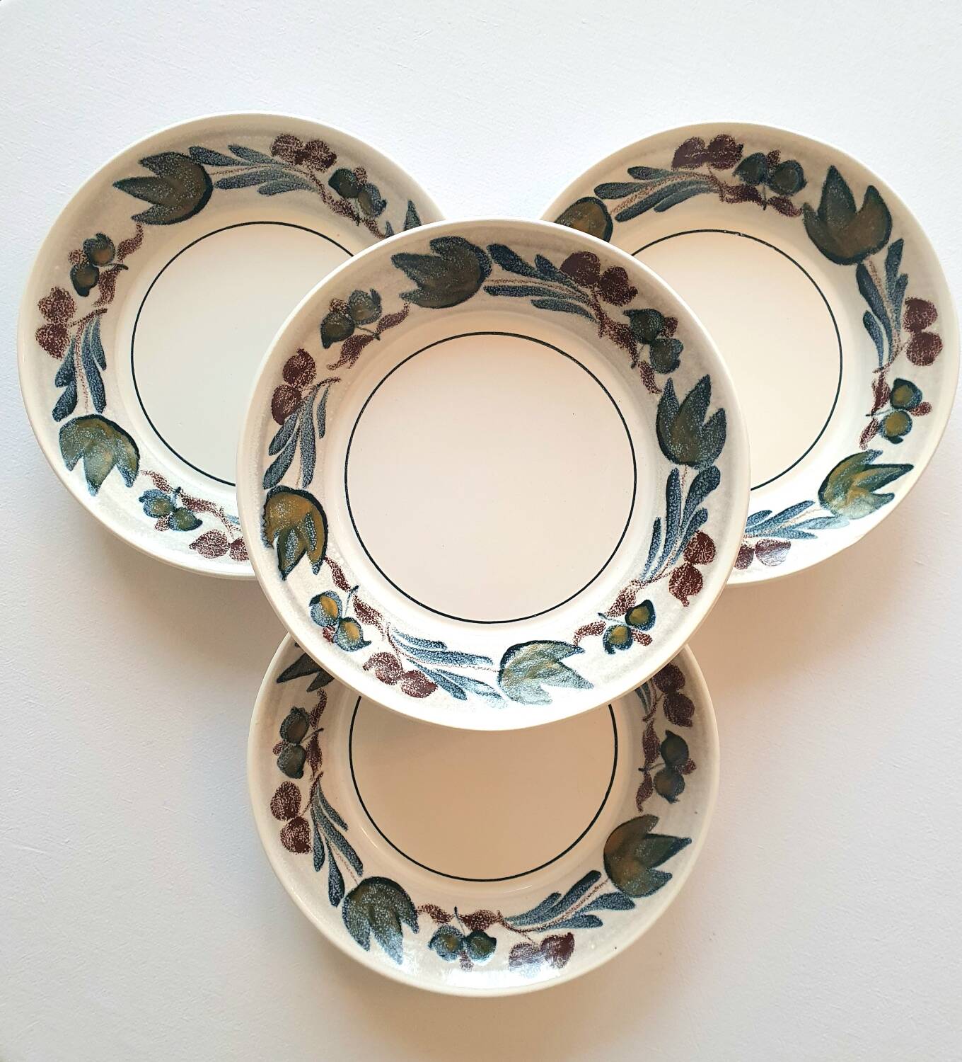 Assiettes creuses en céramique Pornic