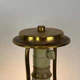 Table lamp with blue opal frame decorated with gold and of bronze, 1890s