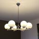 Lustre spoutnik. 1970. 6 globes. space age.