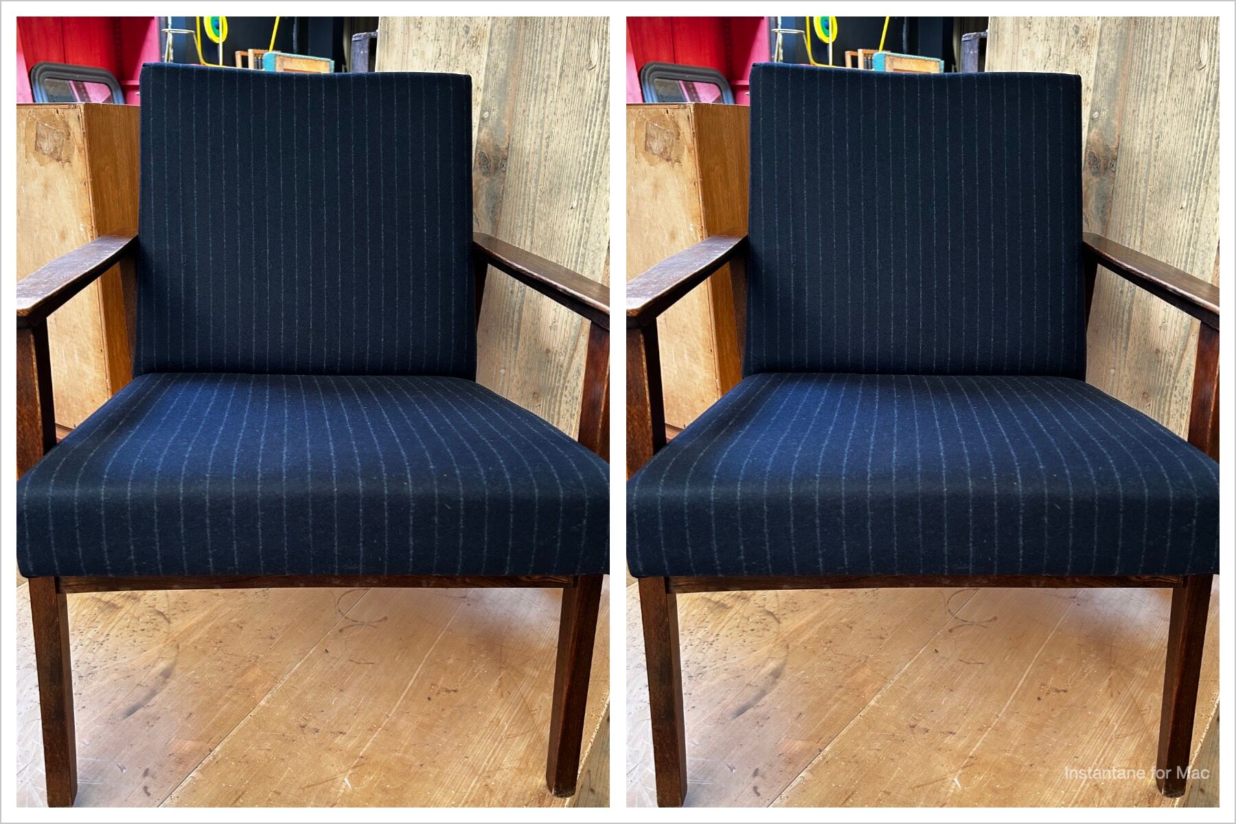 Pair of vintage armchairs