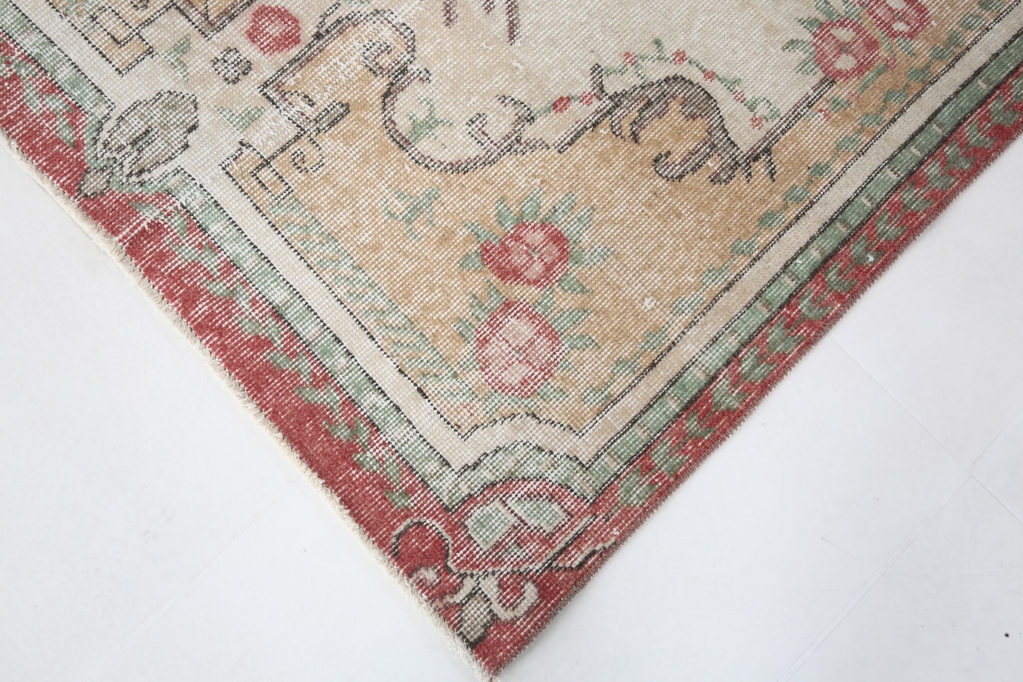 Tapis turc beige, 204x106cm