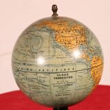 Terrestrial globe by J. Forest Paris - 19th century