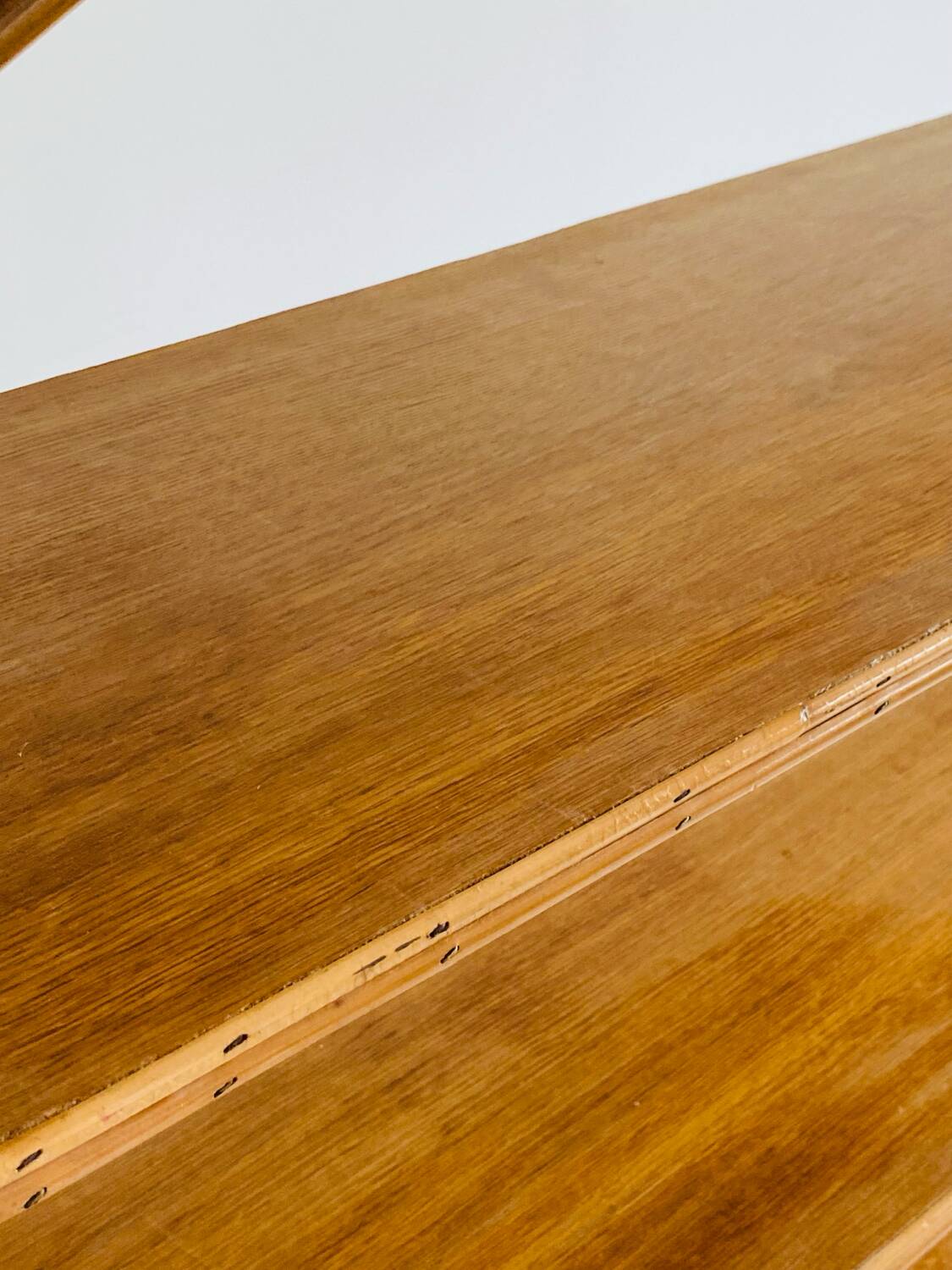 Vintage rattan shelf