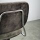 Italian Swivel Office Chair with Chrome Base, 1970s