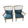 Paire fauteuils Baumann, années 50-60