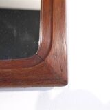 Miroir danois en teck 1960