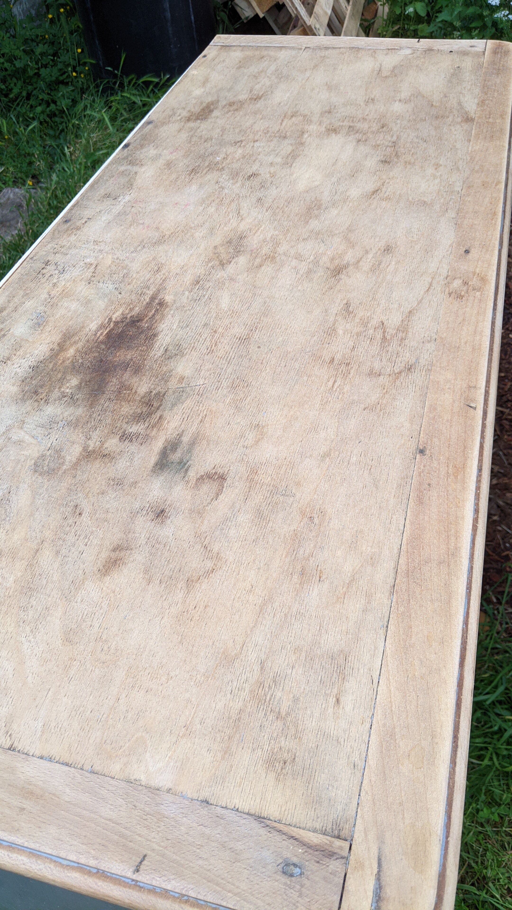 Old grey kitchen buffet