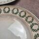 Set of 8 dessert plates Saint-Amand Hamage model Marceau – antique earthenware