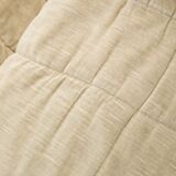 Deux fauteuils chauffeuses Cinna beige modèle Gao