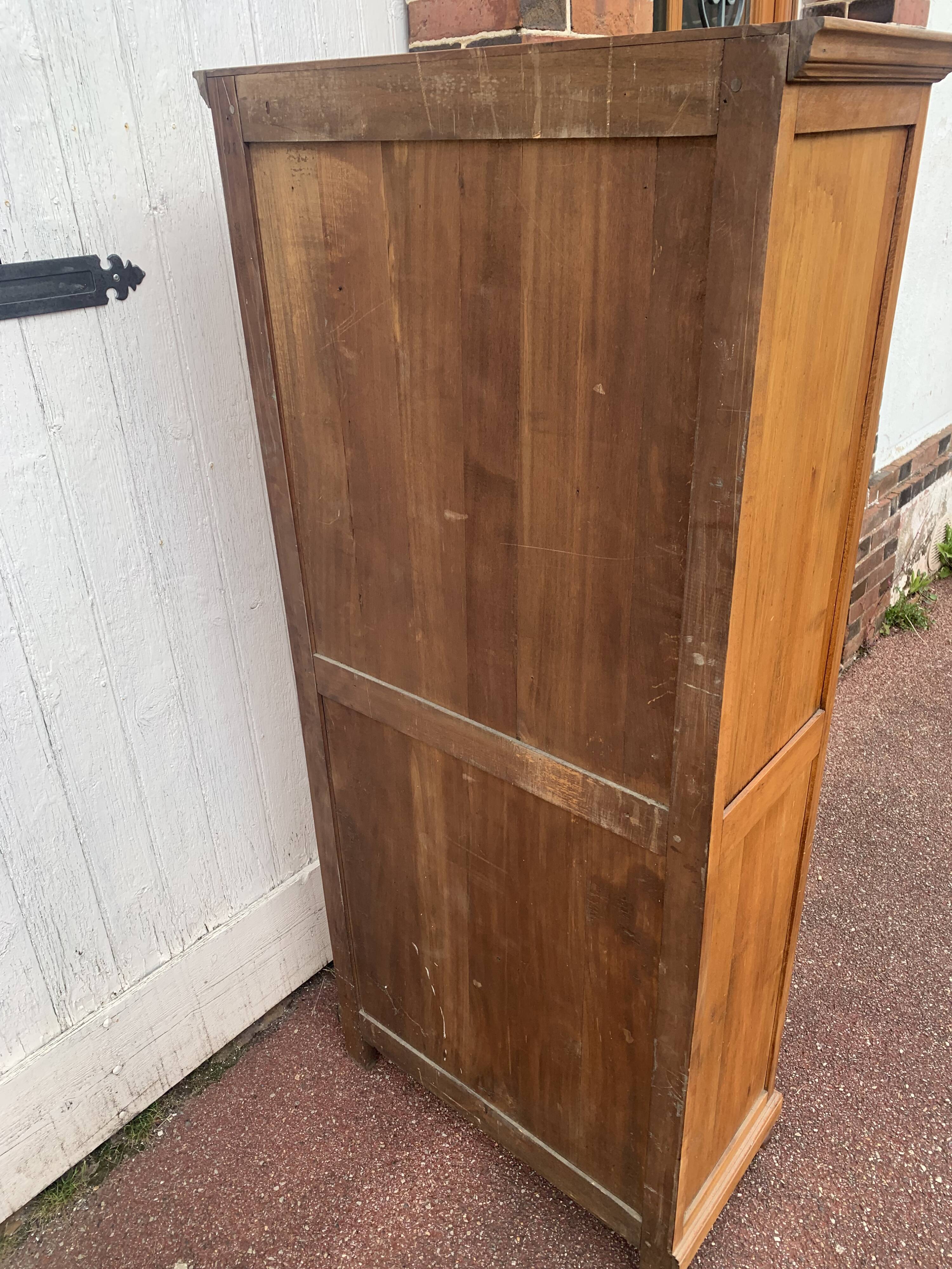 Armoire parisienne vitrée 1 porte