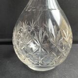 Blown and cut crystal decanter