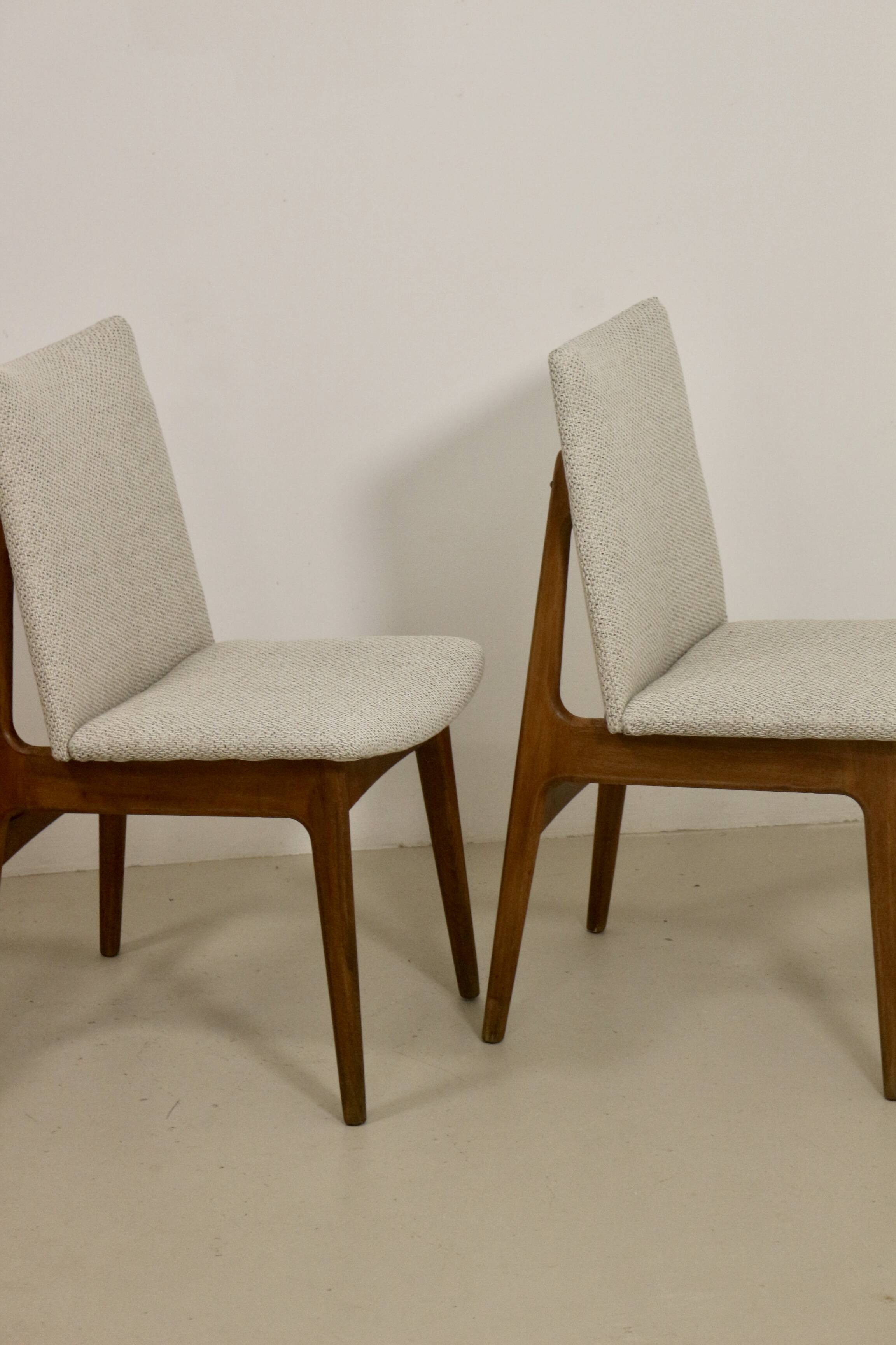 Lot 3 chaises scandinave année 60 en hêtres ref Jack