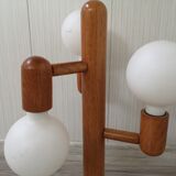 Lampe vintage de Waldi Leuchten, teck, années 1980