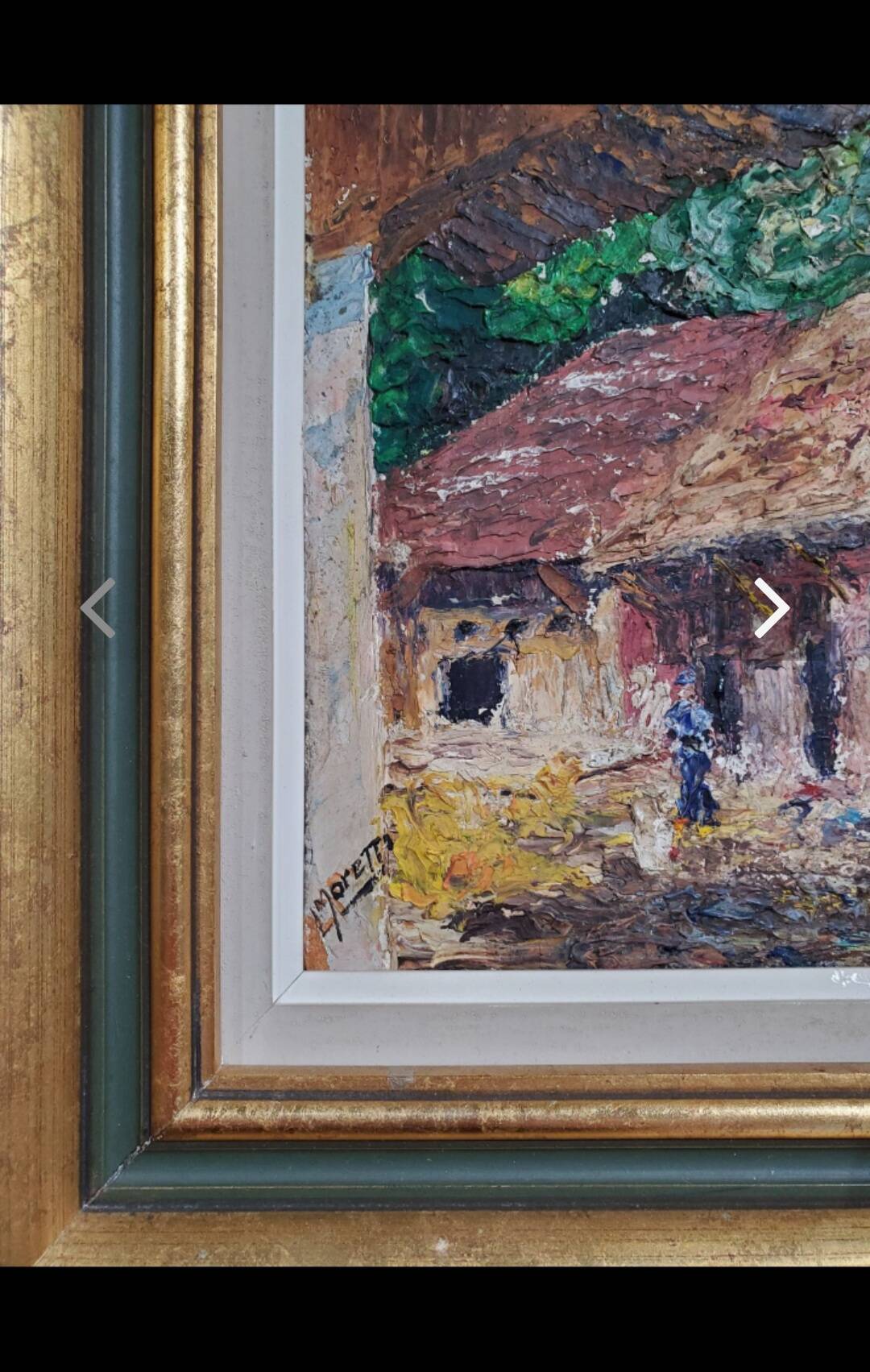 Painting, Village, Luigi Moretti