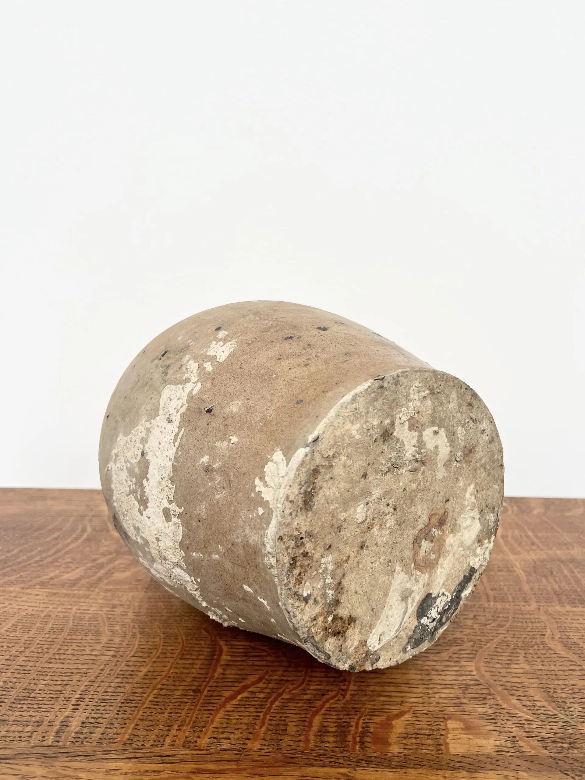 Antique raw terracotta jar