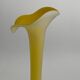 Vintage vase in yellow glass paste