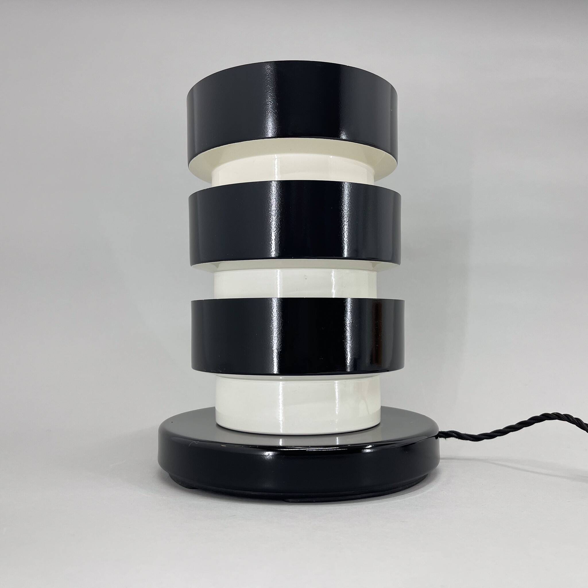 Unique Mid-Century Metal Table Lamp, Restored