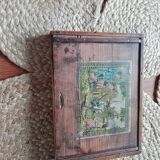 Old wooden construction set