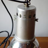 Hanging lamp industrial aluminum 1950 1960