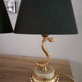Paire of empire style vintage lamps