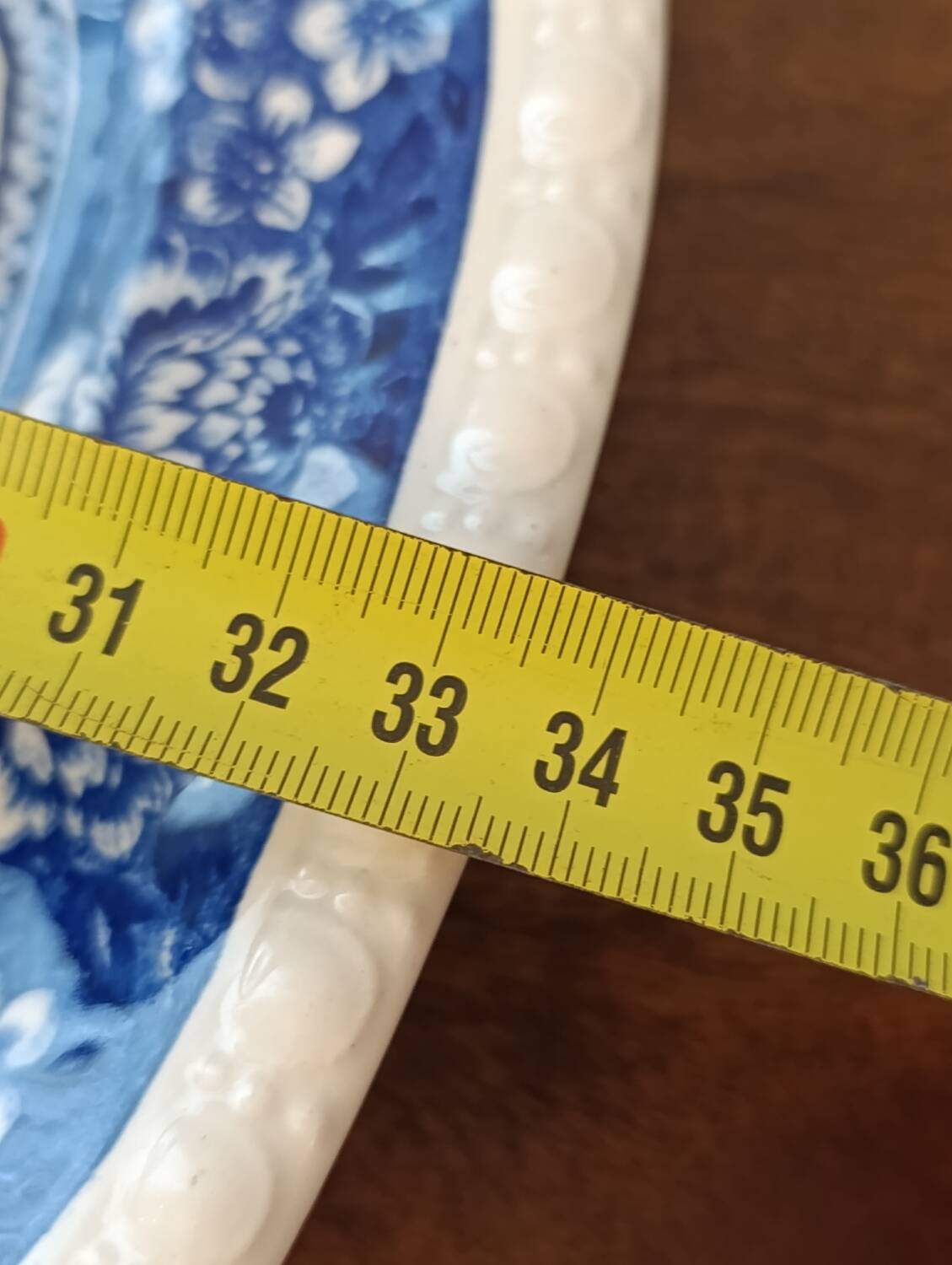 Large rectangular Villeroy & Boch "Rusticana" platter - Blue