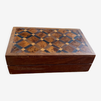 Old marquetry box