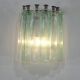 Pair of Murano glass wall sconces, Italy, 1960s.