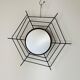 1960s vintage spiderweb wall mirror, 64 cm