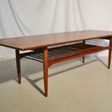 Table basse en teck danoise Ib Kofod Larsen