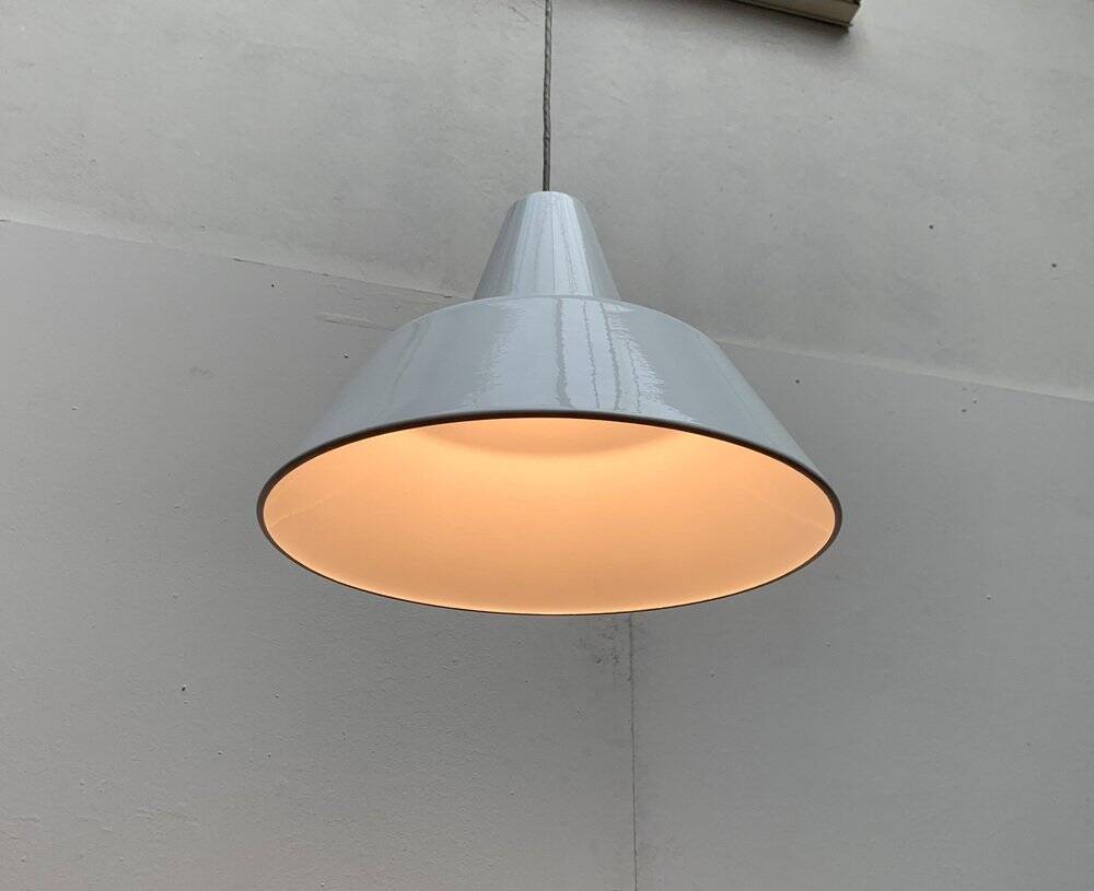 Large Danish mid-century pendant lamp by Emaille Amatur for Louis Poulsen.