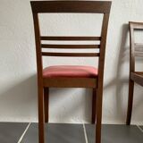 6 chairs era solid oak reconstruction