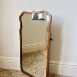 Antique scallop edged wall mirror c.1920-30s