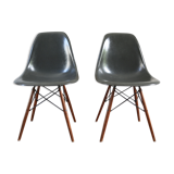 Pair of DSW chairs by Charles & Ray Eames for Herman Miller 60