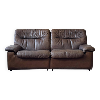 Canapé en cuir, modèle DS-66, De Sede, Suisse, années 1970, vintage