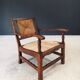 Arts & Crafts Handcrafted Low Lounge Armchairs, Belgium, 1920s, Set of 2