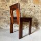 Table and 4 chairs set by Silvio Coppola for Fratelli Montina