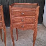 2 Louis XV style bedside tables
