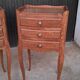 2 Louis XV style bedside tables