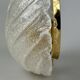 60s 70s Wall Sconce Wall Lamp Glass Brass Leaf Space Age Design