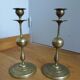 Brass candlesticks