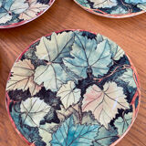 Plates Gien Vintage foliage