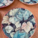 Assiettes Gien Feuillage vintage