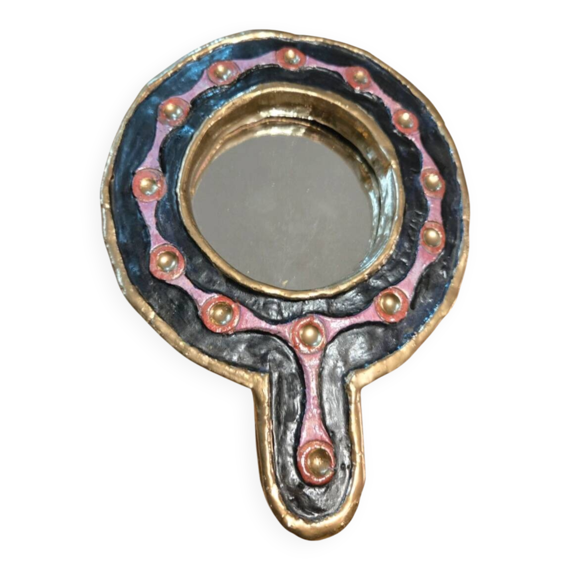 Vintage ceramic mirror Mithe Espelt?