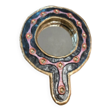 Vintage ceramic mirror Mithe Espelt?