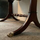 Old English desk Heldense in mahogany