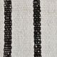 White Black Modern Striped Vintage Runner Rug, 68x276Cm
