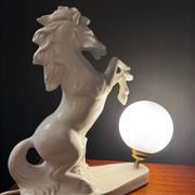 White horse lamp from the 1970s.